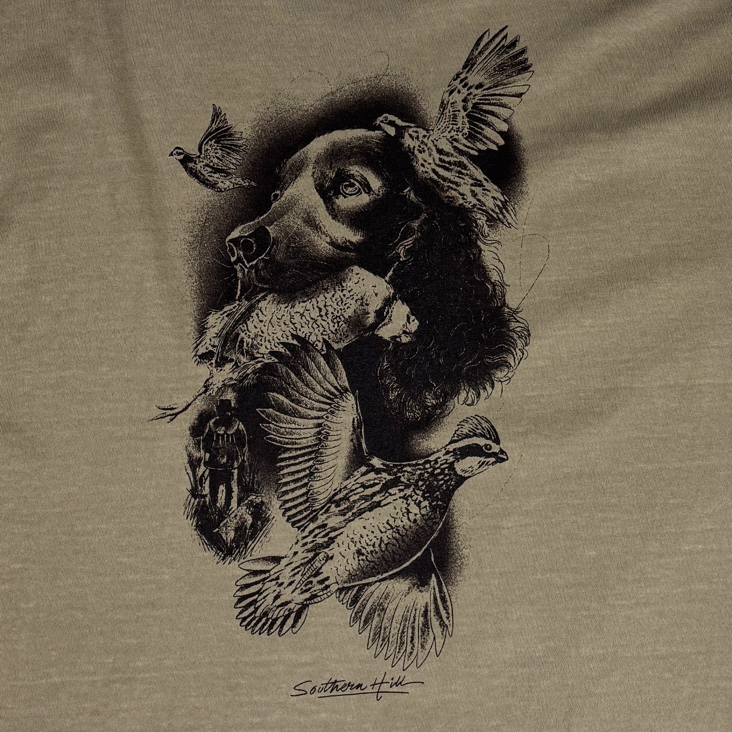 Quail Drawing T-shirt